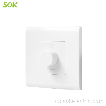 Klasické bílé elektrické vypínače 500W LED Dimmer Switch